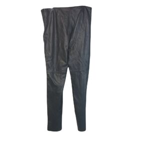 Vtg 90s y2k VS Christie black leather pants